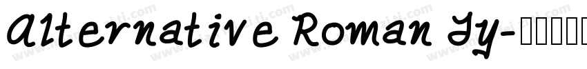 Alternative Roman Ty字体转换